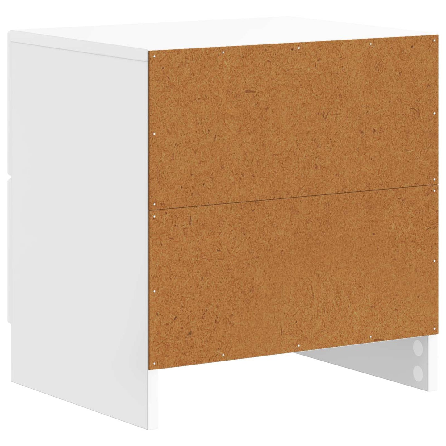 Bedside Cabinet 2 pcs High Gloss White 43 x 34.5 x 44.5 cm