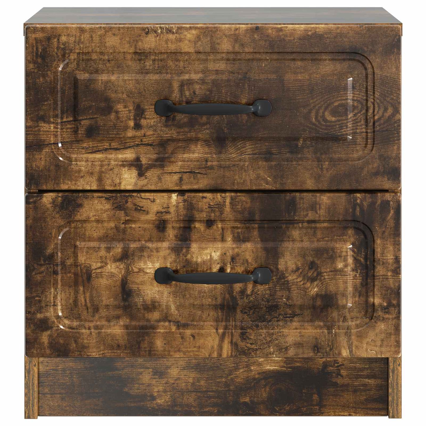 Bedside Cabinet Smoked Oak 43 x 34.5 x 44.5 cm Engineered Wood