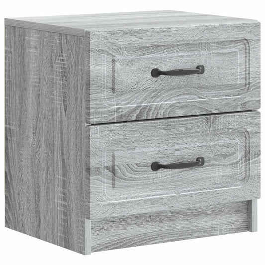 Bedside Cabinet Grey Sonoma 43 x 34.5 x 44.5 cm Engineered Wood