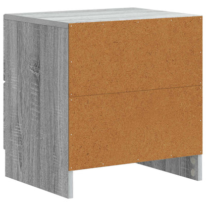 Bedside Cabinet Grey Sonoma 43 x 34.5 x 44.5 cm Engineered Wood