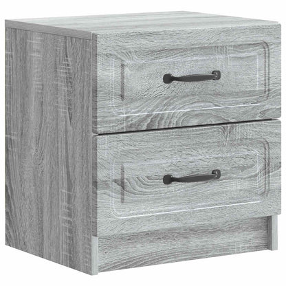 Bedside Cabinet 2 pcs Grey Sonoma 43 x 34.5 x 44.5 cm