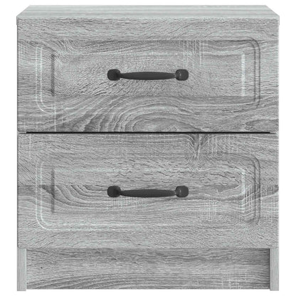 Bedside Cabinet 2 pcs Grey Sonoma 43 x 34.5 x 44.5 cm
