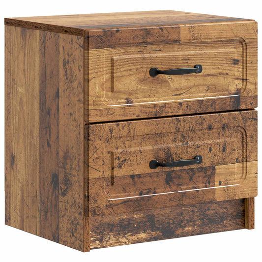 Bedside Cabinet Old Wood 43 x 34.5 x 44.5 cm Engineered Wood