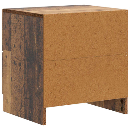 Bedside Cabinet Old Wood 43 x 34.5 x 44.5 cm Engineered Wood