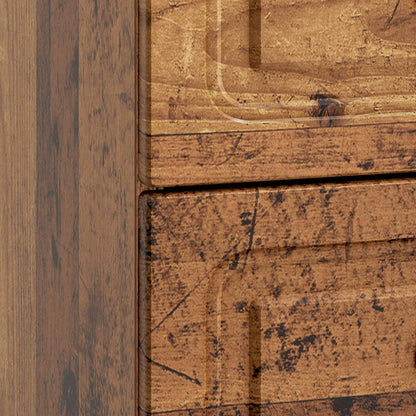 Bedside Cabinet with Drawer 2 pcs Old Wood 43 x 34.5 x 44.5 cm