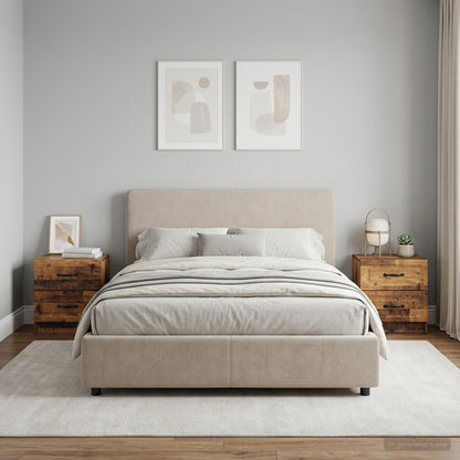 Bedside Cabinet with Drawer 2 pcs Old Wood 43 x 34.5 x 44.5 cm