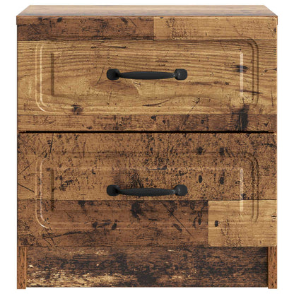 Bedside Cabinet with Drawer 2 pcs Old Wood 43 x 34.5 x 44.5 cm
