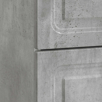 Bedside Cabinet with Drawer Concrete Grey 62 x 34.5 x 44.5 cm