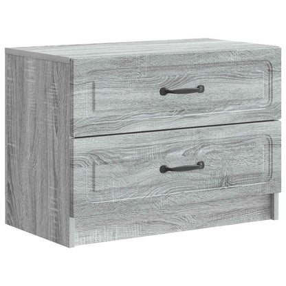 Bedside Cabinet Grey Sonoma 62 x 34.5 x 44.5 cm Engineered Wood