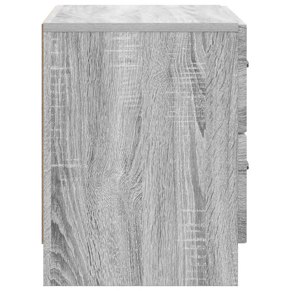 Bedside Cabinet Grey Sonoma 62 x 34.5 x 44.5 cm Engineered Wood