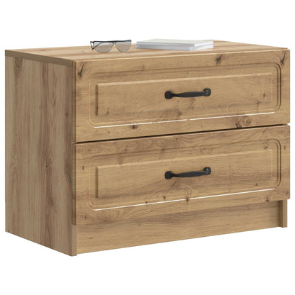 Bedside Cabinet Artisan Oak 62 x 34.5 x 44.5 cm Engineered Wood