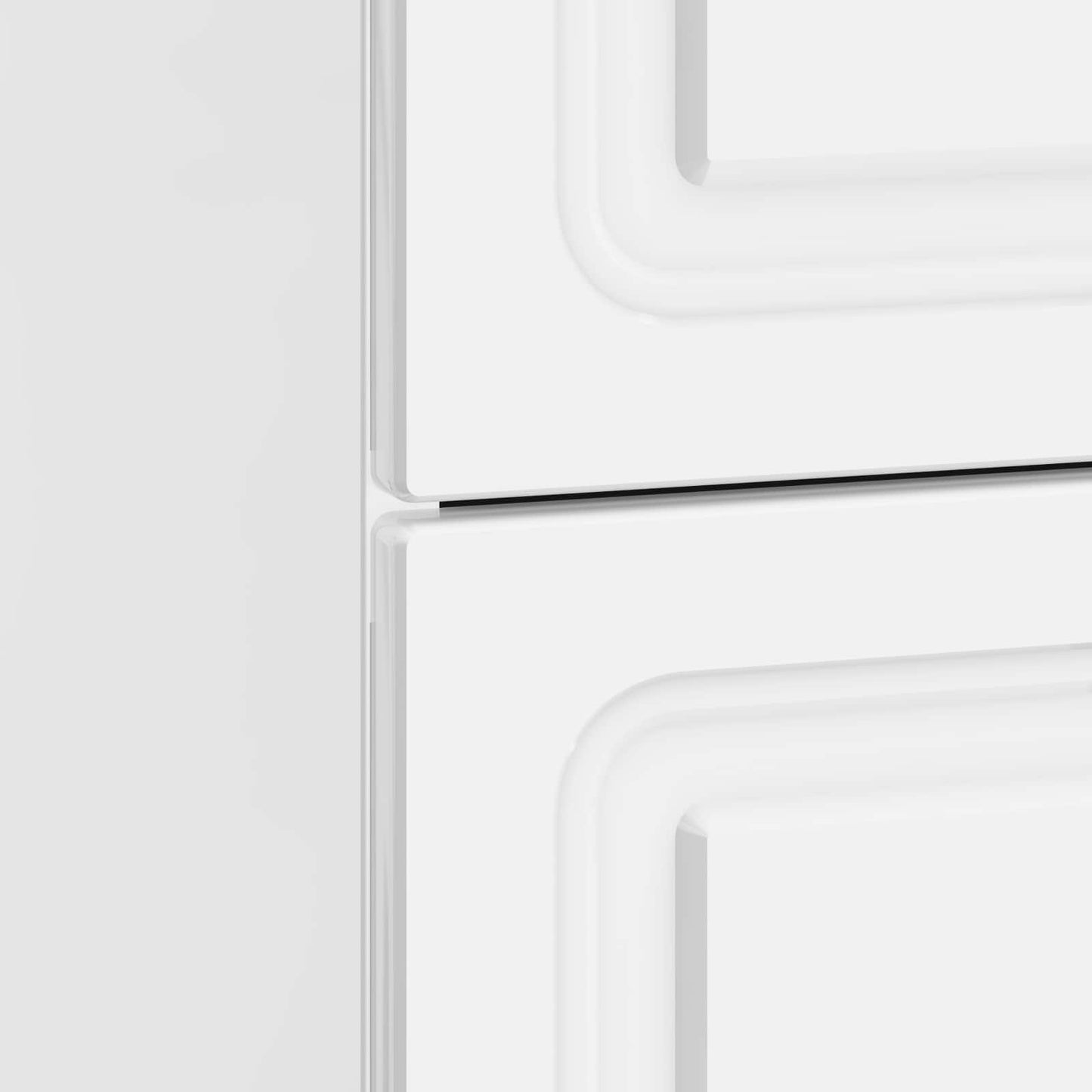 Bedside Cabinet with Drawer High Gloss White 43 x 41 x 63.5 cm