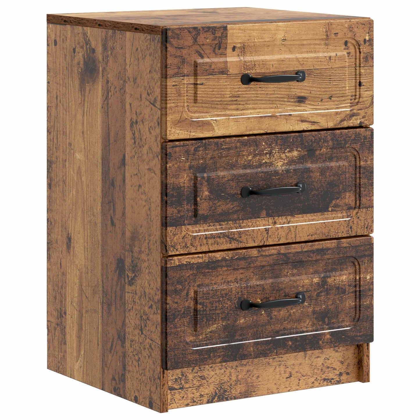 Bedside Cabinet Old Wood 43 x 41 x 63.5 cm Engineered Wood