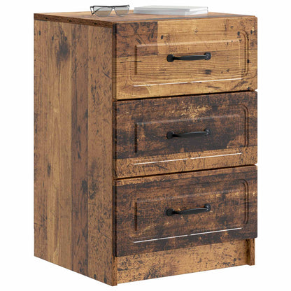 Bedside Cabinet Old Wood 43 x 41 x 63.5 cm Engineered Wood