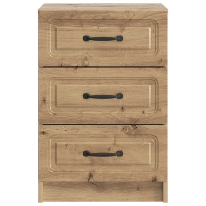 Bedside Cabinet Artisan Oak 43 x 41 x 63.5 cm Engineered Wood
