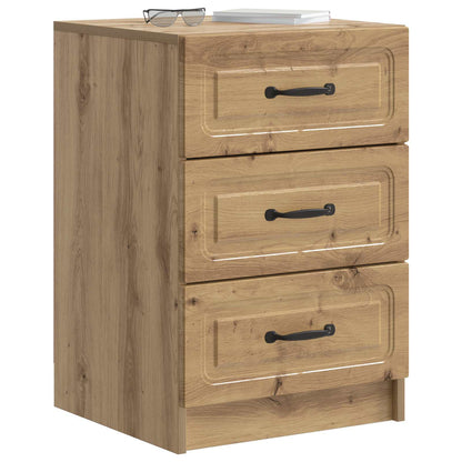 Bedside Cabinet Artisan Oak 43 x 41 x 63.5 cm Engineered Wood