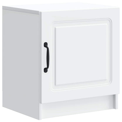 Bedside Cabinet White 43 x 34.5 x 47 cm Engineered Wood