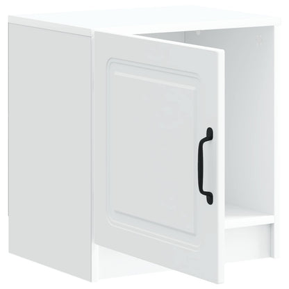 Bedside Cabinet White 43 x 34.5 x 47 cm Engineered Wood