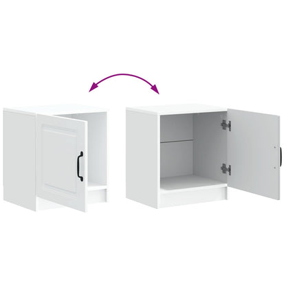 Bedside Cabinet 2 pcs White 43 x 34.5 x 47 cm Engineered Wood