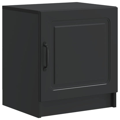 Bedside Cabinet Black 43 x 34.5 x 47 cm Engineered Wood