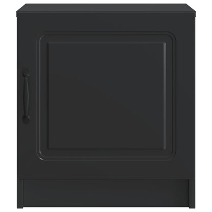 Bedside Cabinet Black 43 x 34.5 x 47 cm Engineered Wood