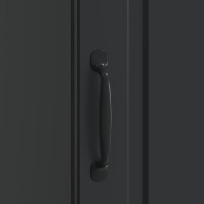 Bedside Cabinet 2 pcs Black 43 x 34.5 x 47 cm Engineered Wood
