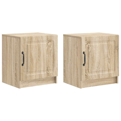 Bedside Cabinet 2 pcs Sonoma Oak 43 x 34.5 x 47 cm