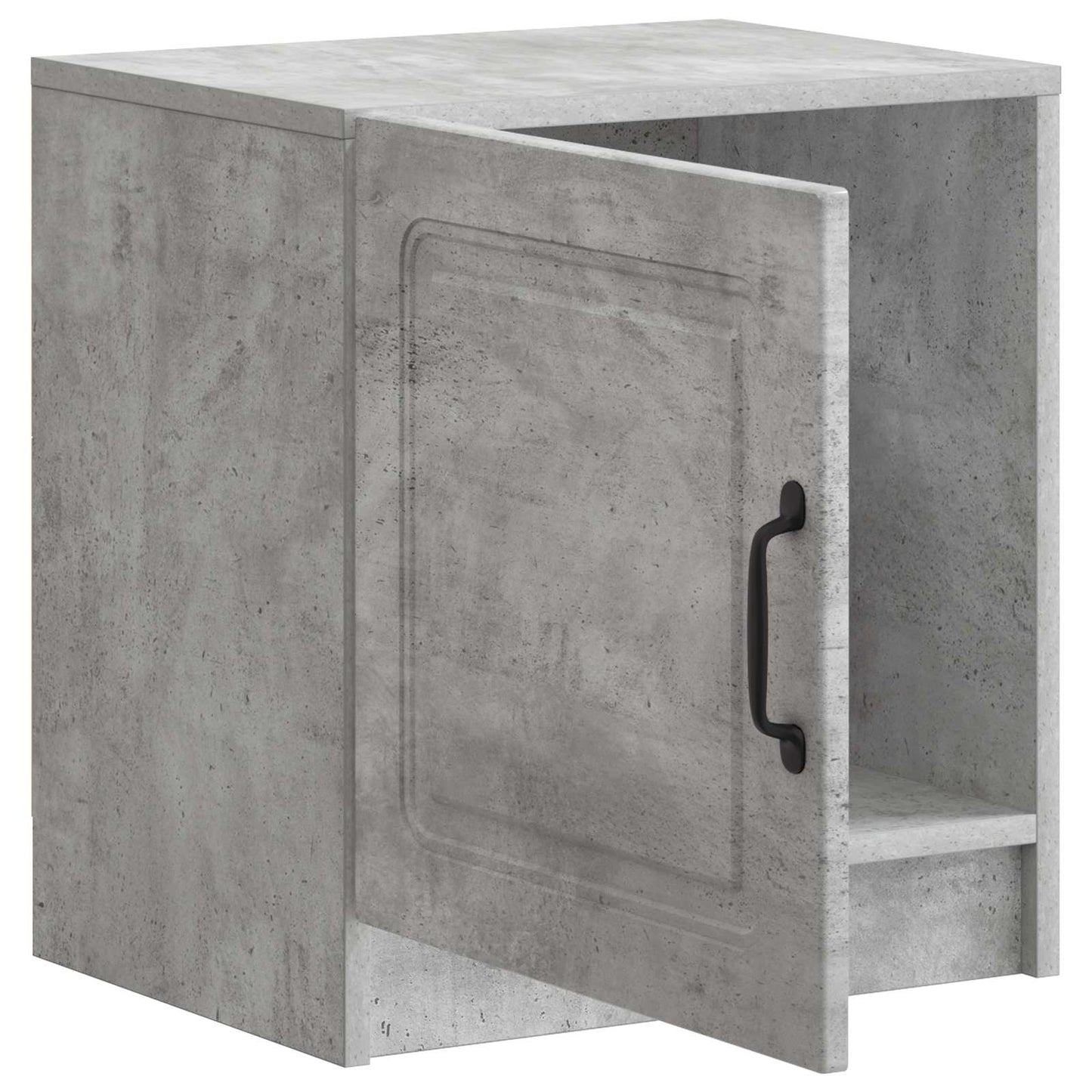 Bedside Cabinet Concrete Grey 43 x 34.5 x 47 cm Engineered Wood