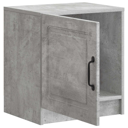 Bedside Cabinet Concrete Grey 43 x 34.5 x 47 cm Engineered Wood