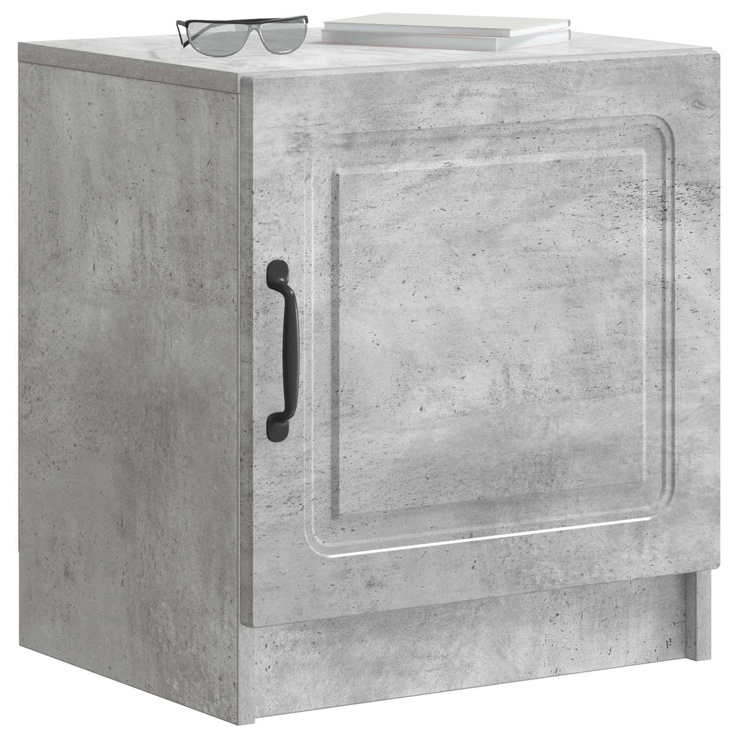 Bedside Cabinet Concrete Grey 43 x 34.5 x 47 cm Engineered Wood