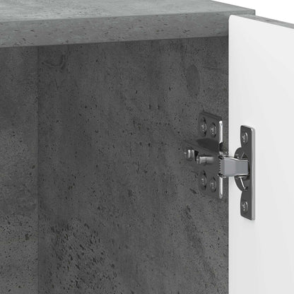 Bedside Cabinet 2 pcs Concrete Grey 43 x 34.5 x 47 cm