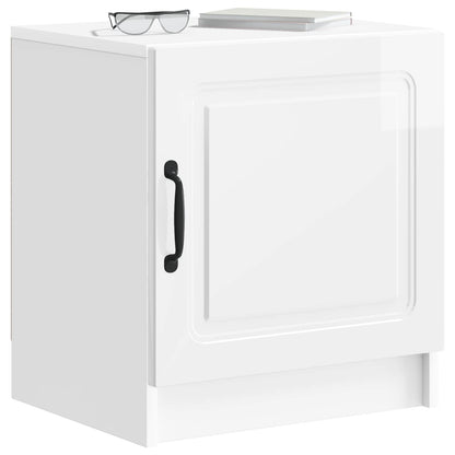 Bedside Cabinet High Gloss White 43 x 34.5 x 47 cm