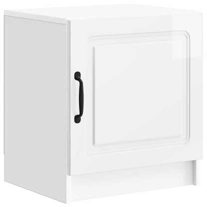 Bedside Cabinet 2 pcs High Gloss White 43 x 34.5 x 47 cm