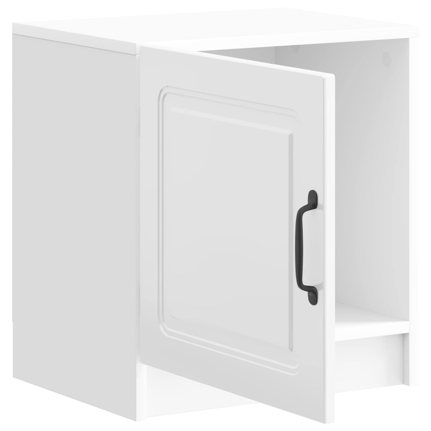 Bedside Cabinet 2 pcs High Gloss White 43 x 34.5 x 47 cm