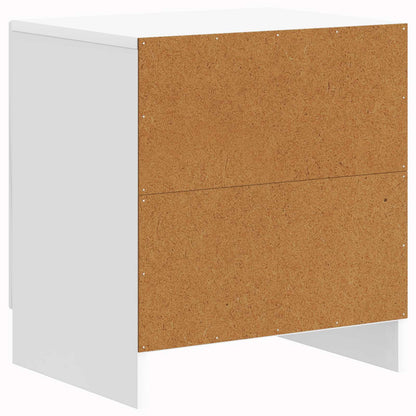 Bedside Cabinet 2 pcs High Gloss White 43 x 34.5 x 47 cm