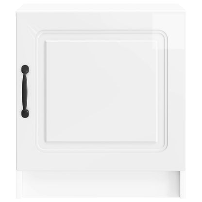 Bedside Cabinet 2 pcs High Gloss White 43 x 34.5 x 47 cm
