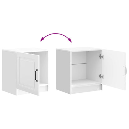 Bedside Cabinet 2 pcs High Gloss White 43 x 34.5 x 47 cm