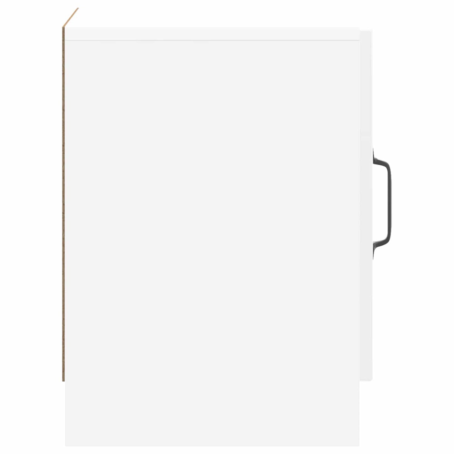Bedside Cabinet 2 pcs High Gloss White 43 x 34.5 x 47 cm