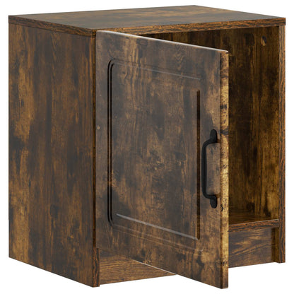 Bedside Cabinet 2 pcs Smoked Oak 43 x 34.5 x 47 cm