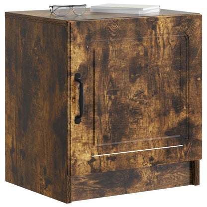 Bedside Cabinet 2 pcs Smoked Oak 43 x 34.5 x 47 cm