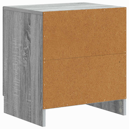 Bedside Cabinet Grey Sonoma 43 x 34.5 x 47 cm Engineered Wood