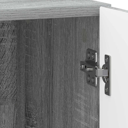 Bedside Cabinet 2 pcs Grey Sonoma 43 x 34.5 x 47 cm