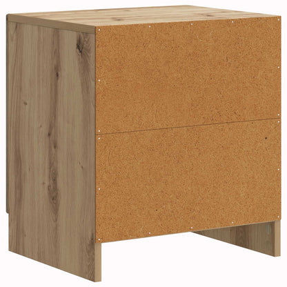Bedside Cabinet 2 pcs Artisan Oak 43 x 34.5 x 47 cm
