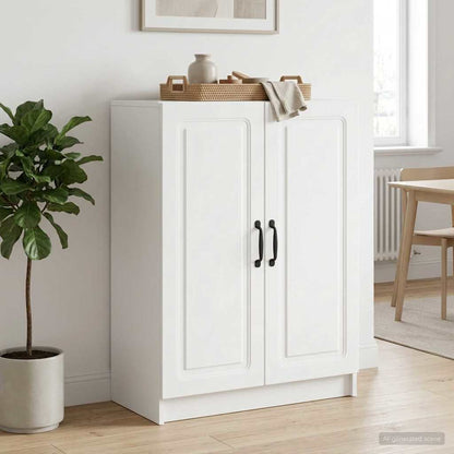 Sideboard White 66 x 34.5 x 87 cm Engineered Wood