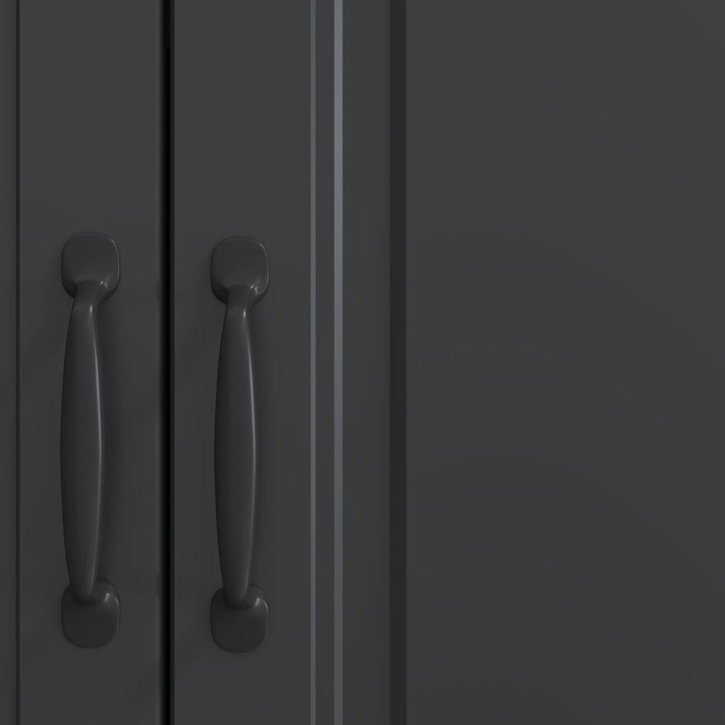 Sideboard Black 66 x 34.5 x 87 cm Engineered Wood