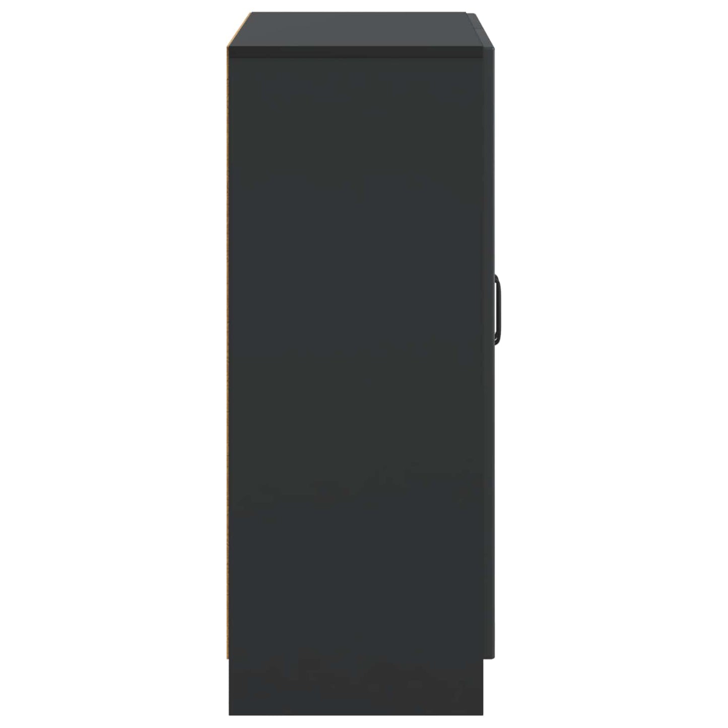 Sideboard Black 66 x 34.5 x 87 cm Engineered Wood