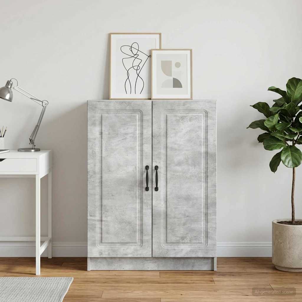 Sideboard Concrete Grey 66 x 34.5 x 87 cm Engineered Wood
