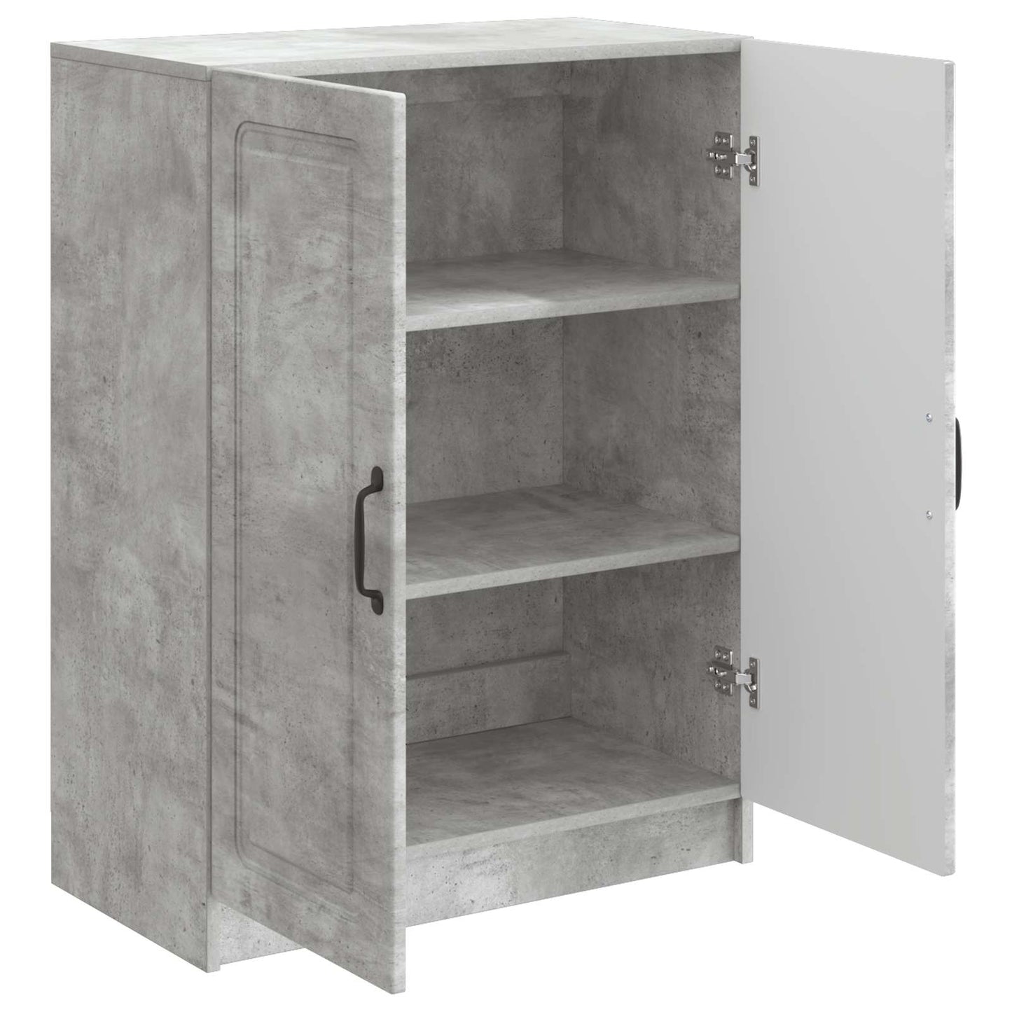 Sideboard Concrete Grey 66 x 34.5 x 87 cm Engineered Wood