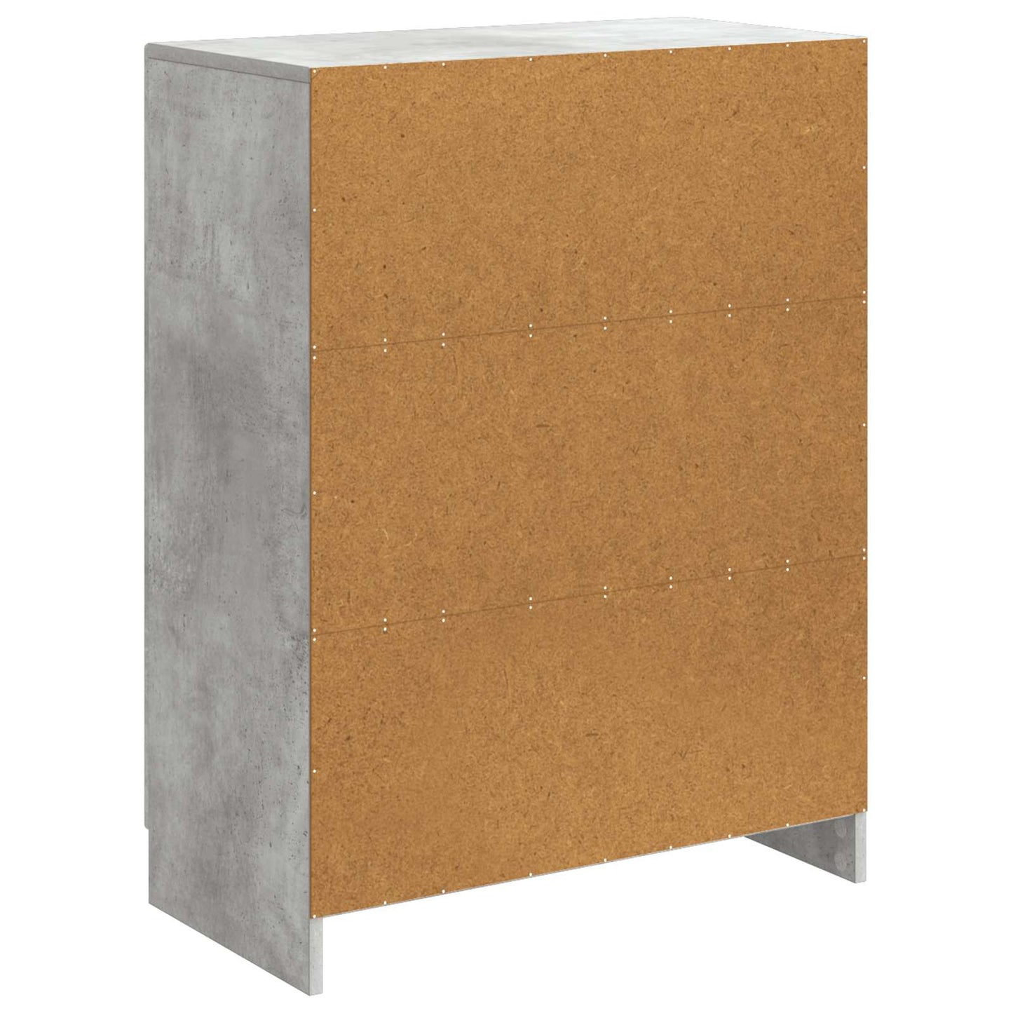 Sideboard Concrete Grey 66 x 34.5 x 87 cm Engineered Wood