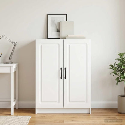 Sideboard High Gloss White 66 x 34.5 x 87 cm Engineered Wood